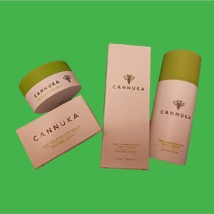 Cannuka Face Cream & Eye Balm Set Full Size Brand New in Boxes